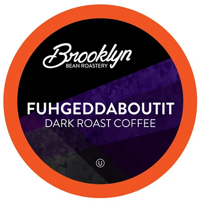 BROOKLYN BEANS ROASTERY Brooklyn Bean Roastery,Dark Roast Coffee Pods,2.0 Keurig,Fuhgeddaboutit,40 Count