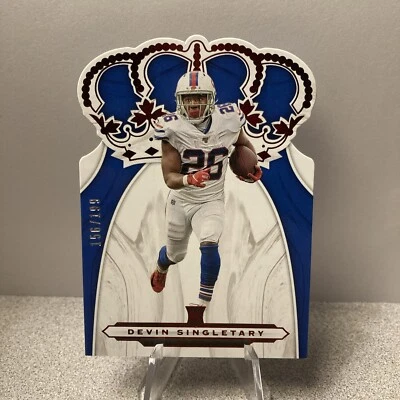 Devin Singletary 2019 Panini Chronicles Crown Royale (Red) Rookie #CR-23 156/199 - Image 1 of 3