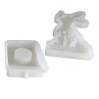 Easter Candle Holder Silicone Mould Gypsum Decoration Mould Candlestand Handmade