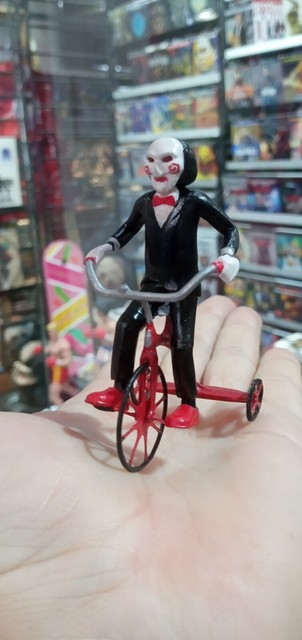 Jogos Mortais SAW Bonecos de Terror Billy e Jigsaw - Arte em Miniaturas