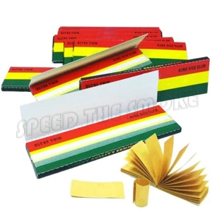 10 Booklets KING SIZE BoB Style Ultra Thin 108*54MM Rolling Papers & Tips - Picture 1 of 5