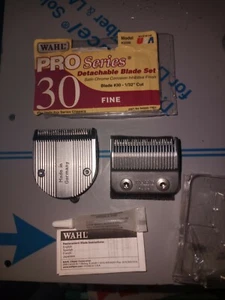 Wahl Pro Series Fine #30 New Professional Replacement Blade + German 5 Way Blade - Picture 1 of 9