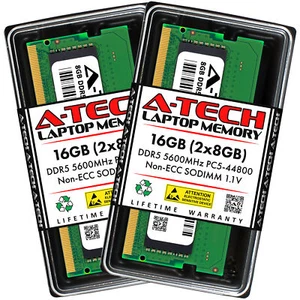 16GB 2x 8GB DDR5-5600 MSI Stealth 16 AI Studio A1VHG 16 Studio A13VE Memory RAM - Picture 1 of 4