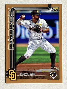 2025 Topps Series 1 Gold Parallel Xander Bogaerts 1008/2025 San Diego Padres - Picture 1 of 2
