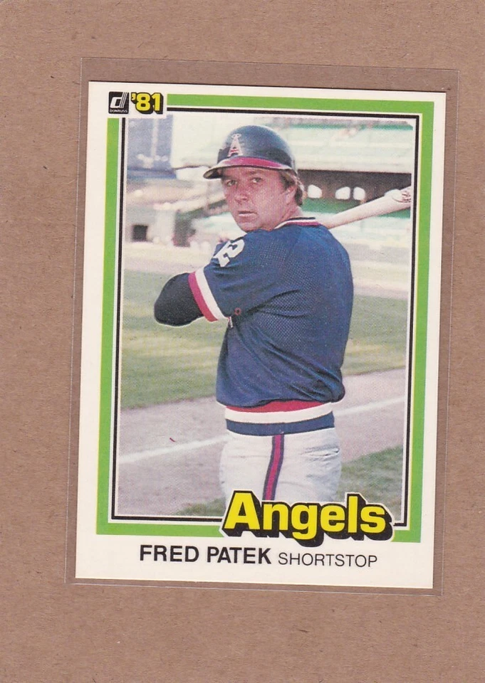 1981 DONRUSS BASEBALL FRED PATEK #170 ANGELS NMMT OR BETTER *E855 - Image 1 of 1