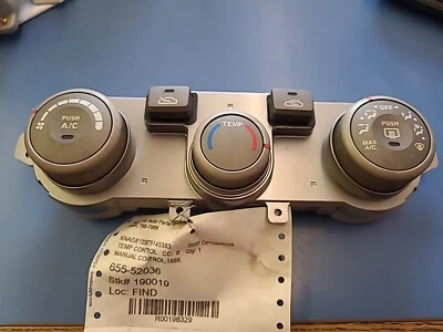 2006-2008 Kia Optima нагреватель / управление переменным током - Изображение 1 из 4