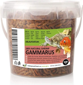 UGF - Gamberetti essiccati d'acqua dolce Premium Gammarus, secchio da 500 millil - Foto 1 di 7