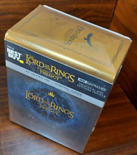 The Lord of the Rings The Motion Picture Trilogy 4K Steelbook Set-NEW-Free S&H