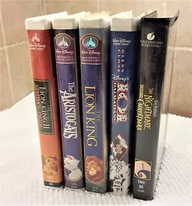 WALT DISNEY CLASSIC VHS TAPES MIXED LOT OF 5 - Imagen 1 de 8