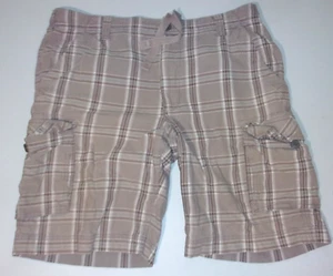 Herren Express 100 % Baumwolle kariert Cargo Shorts Größe 36-37x11 - Bild 1 von 3