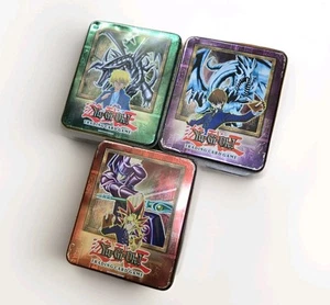 1996 Yugioh Collector's Tins Set of 3 EMPTY, Yugi, Joey, Seto - Picture 1 of 22