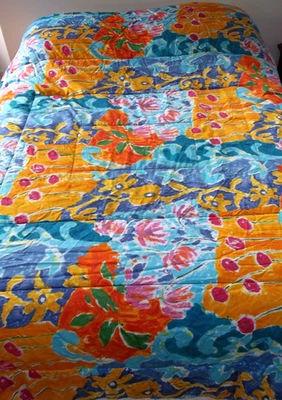 Lauren Ralph Lauren Colorful "Isle Capri" Full Queen Comforter  Cotton 96" x 90" - Image 1 of 4