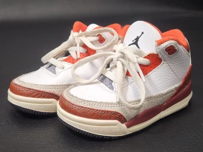Jordan 3 Retro Dunk On Mars Stone TD Infant 6C DV7026-108 鞋 Nike Air 运动鞋 — 第 1/4 张图片