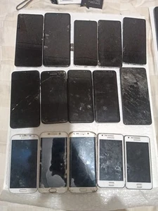 LOT OF  OLD CELL PHONES  FOR PARTS or repair iPhone Samsung Nokia HTC Oppo Sony  - Zdjęcie 1 z 12