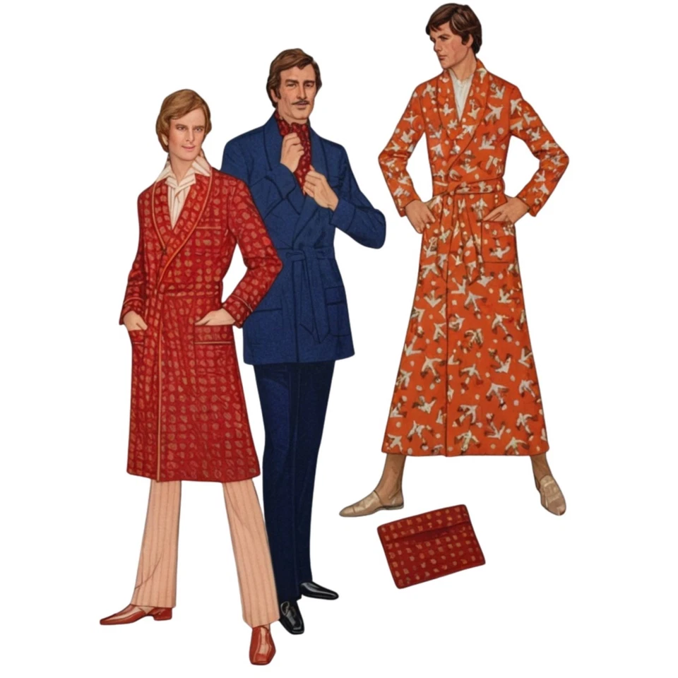 1970s Sewing Pattern, Robe & Carry Case - Chest: 42 – 44” (106-111cm) - Image 1 of 2