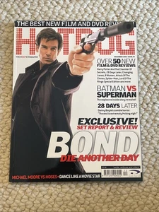 Vintage Hotdog film magazines Near Mint December 2002 with Sleeve James Bond - Picture 1 of 6