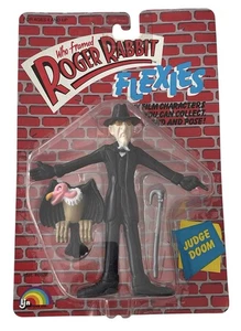 Vintage 1988 Who Framed Roger Rabbit Judge Doom Flexies Bendy Figure LJN Toys - Picture 1 of 4