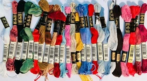 DMC Embroidery Floss Lot of 25 Skeins Mouline Special Cotton Assortment #63 - Picture 1 of 4