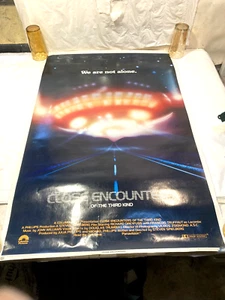 Vtg 1977 Close Encounters of the Third Kind We Are Not Alone Original Poster - Picture 1 of 4