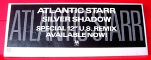 Atlantic Starr Silver Shadow Vintage ORIG 1985 Press/Magazine ADVERT 8.5"x 3.5" - Picture 1 of 3