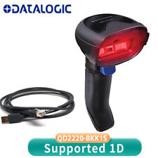 Datalogic QuickScan QD2220-BKK1S 1D Imaging Handheld USB Barcode Scanner w Stand