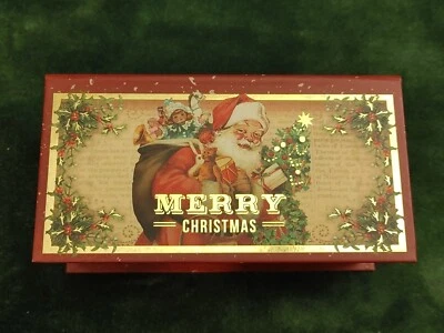 PUNCH STUDIO CHRISTMAS  4 OZ. BAR SOAP IN KEEPSAKE MUSICAL BOX SANTA CLAUS - Image 1 of 4