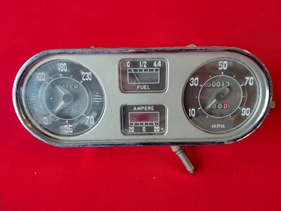 QUADRO CRUSCOTTO CONTACHILOMETRI CONTAMIGLIA E MULTIPLO FIAT 1400 Foto 1 de 4