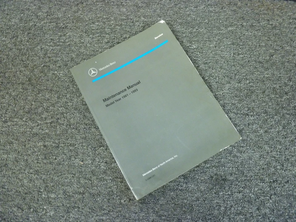 Mercedes Benz 420SEL 1990 560SEC 560SEL manual de mantenimiento de servicio de fábrica Foto 1 de 1