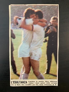 LUIGI RIVA IL DRIBBLING FRAMMENTO DI GIORNALE ORIGINALE - Imagen 1 de 2