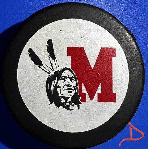 Vintage Miami (of Ohio) University RedHawks Offical Game Puck Cover