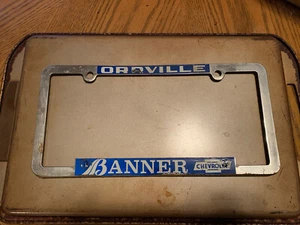 Marco de placa de plástico Orrville Ohio ACE Banner vintage - Imagen 1 de 7