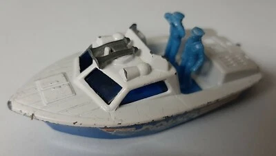 Matchbox Police Launch Superfast Nr 52 Boot weiß Jahr 1976 - Bild 1 von 4