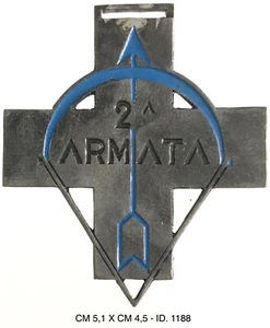 REGIO ESERCITO 2a ARMATA "OLTRE LA META" CROCE PROTOTIPO IIa GUERRA MONDIALE - Picture 1 of 6