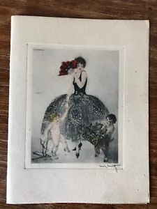 Menu 1926 Champagne AYALA Eau-forte Lithograph Etching LOUIS ICART Schneider - Picture 1 of 4
