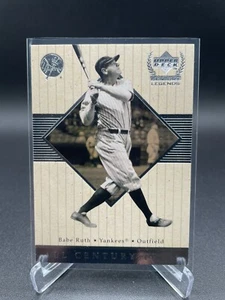 BABE RUTH 1999 Upper Deck Century Legends #AC1 All-Century Team Yankees HOF 🔥 - Picture 1 of 8