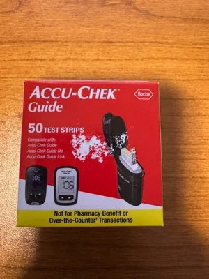 Accu-Chek Guide 50 Stück Teststreifen Ablaufdatum 3/26 ** Kostenloser Versand!! - Bild 1 von 4