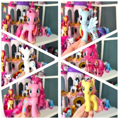 Anuncio múltiple My Little Pony G4: elige tu pony Pinkie Rainbow Fluttershy rareza Foto 1 de 4