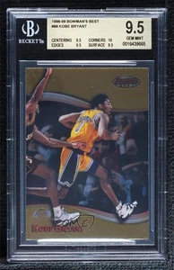 1998-99 Bowman's Best Kobe Bryant #88 BGS 9.5 GEM MINT HOF - Picture 1 of 3