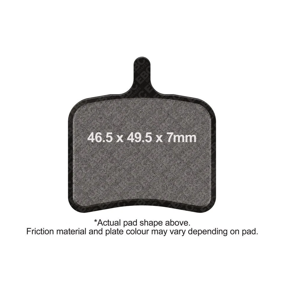 Спеченная задняя левая уличная тормозная колодка EBC Double H для EBR 1190 RX Sport 2014-2015 - Изображение 1 из 1