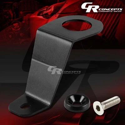 BLACK CNC BILLET ALUMINUM RADIATOR BRACKET+BUMPER MOUNT WASHER FOR EG EH CIVIC - Image 1 of 4