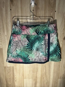 TOMMY BAHAMA GOLF Tropical Palm Tree Leaves Print Skirt Womens Large - Picture 1 of 8