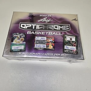 Leaf 2022-23 OptiChrome Basketball Hobby Box - 6 Cards - Picture 1 of 4