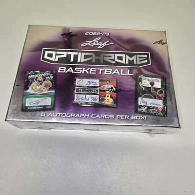 Caja de pasatiempos de baloncesto Leaf 2022-23 OptiChrome - 6 tarjetas Foto 1 de 4