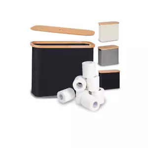 Toilet Paper Storage, Toilet Paper Holder, Toiler Paper Bin Bathroom Organizer - Picture 1 of 36