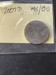 2007D  JEFFERSON NICKEL  Choice Unc SATIN FINISH in Mint Cello - Picture 1 of 3