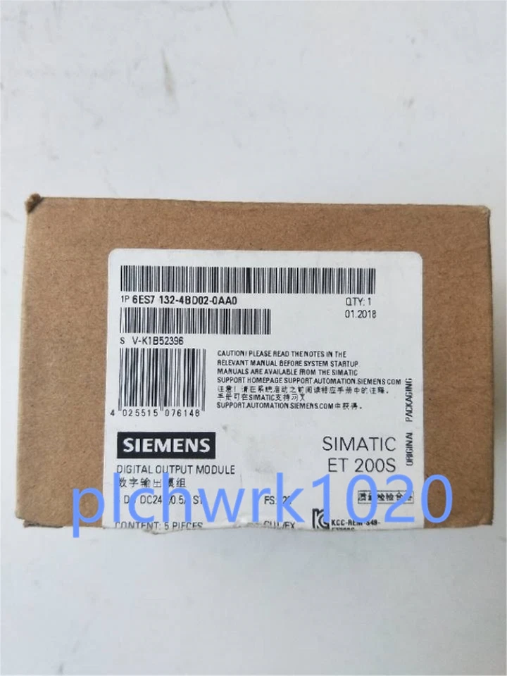 5x Siemens Simatic 6es7 132-4bd02-0aa0 Digital Output Module Boxed