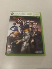 Operation Darkness (Microsoft Xbox 360, 2008) COMPLETE HTF RARE