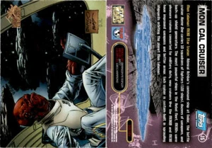 1997 Topps, Star Wars Vehicles, #15 Mon Cal Cruiser - Picture 1 of 1