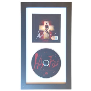 Demi Lovato Signed CD Holy Fvck Album Cover Insert Framed Beckett Autograph COA - Picture 1 of 6
