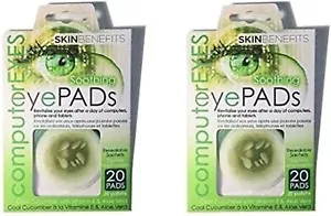 Computer Eyes - Cool Cucumber Eye Pads 2 Pack - 40 Pads - Picture 1 of 1